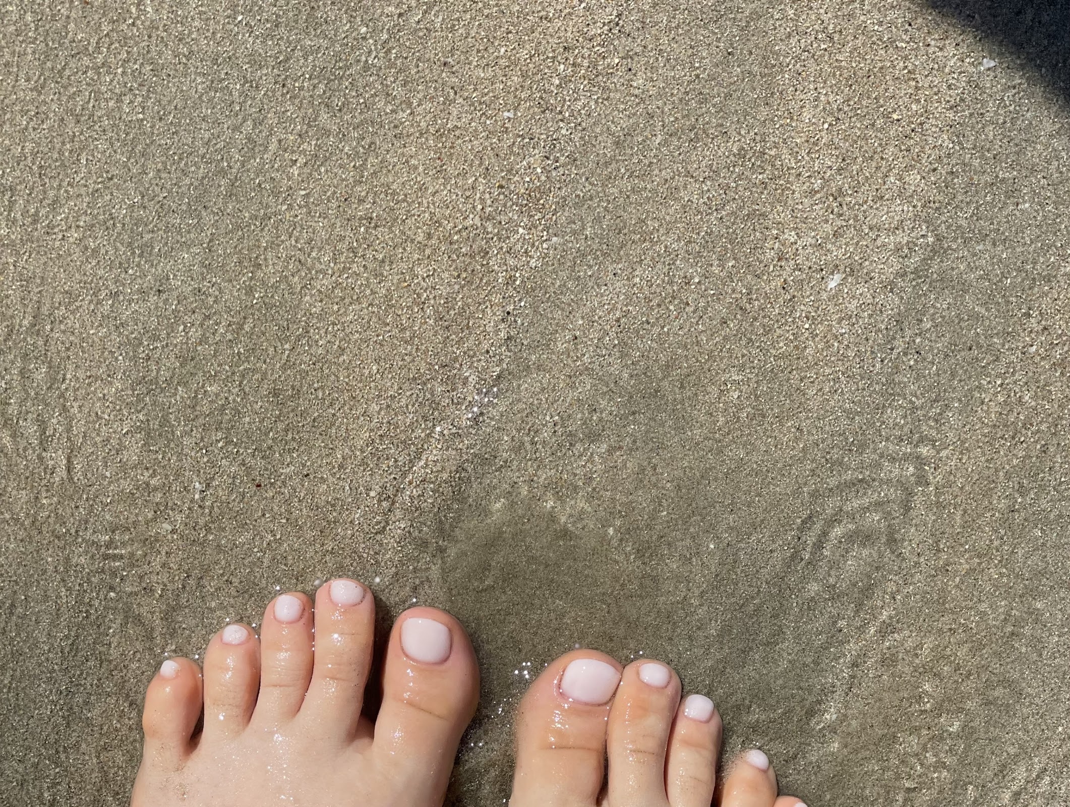 Pediküre am Strand